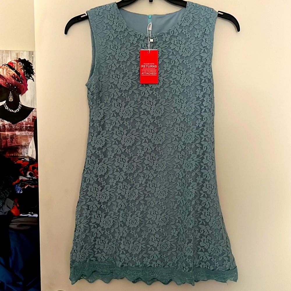 2 bunnies floral print dress age 12/14